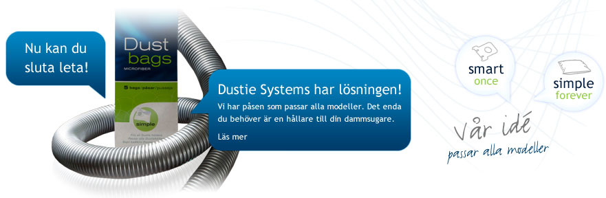 Dustie Dammsugarpåsar som passar alla dammsugare Emile Hållare till dammsugarens dammsugarpåse till Dammsugare